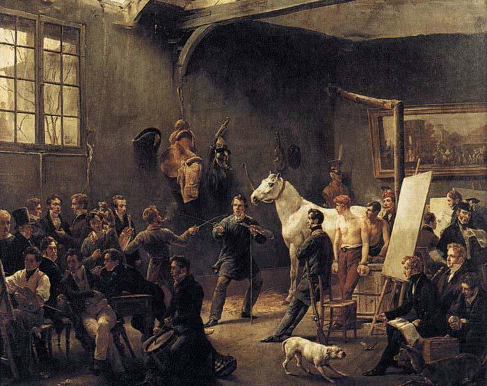 The Artist's Studio, VERNET, Claude-Joseph